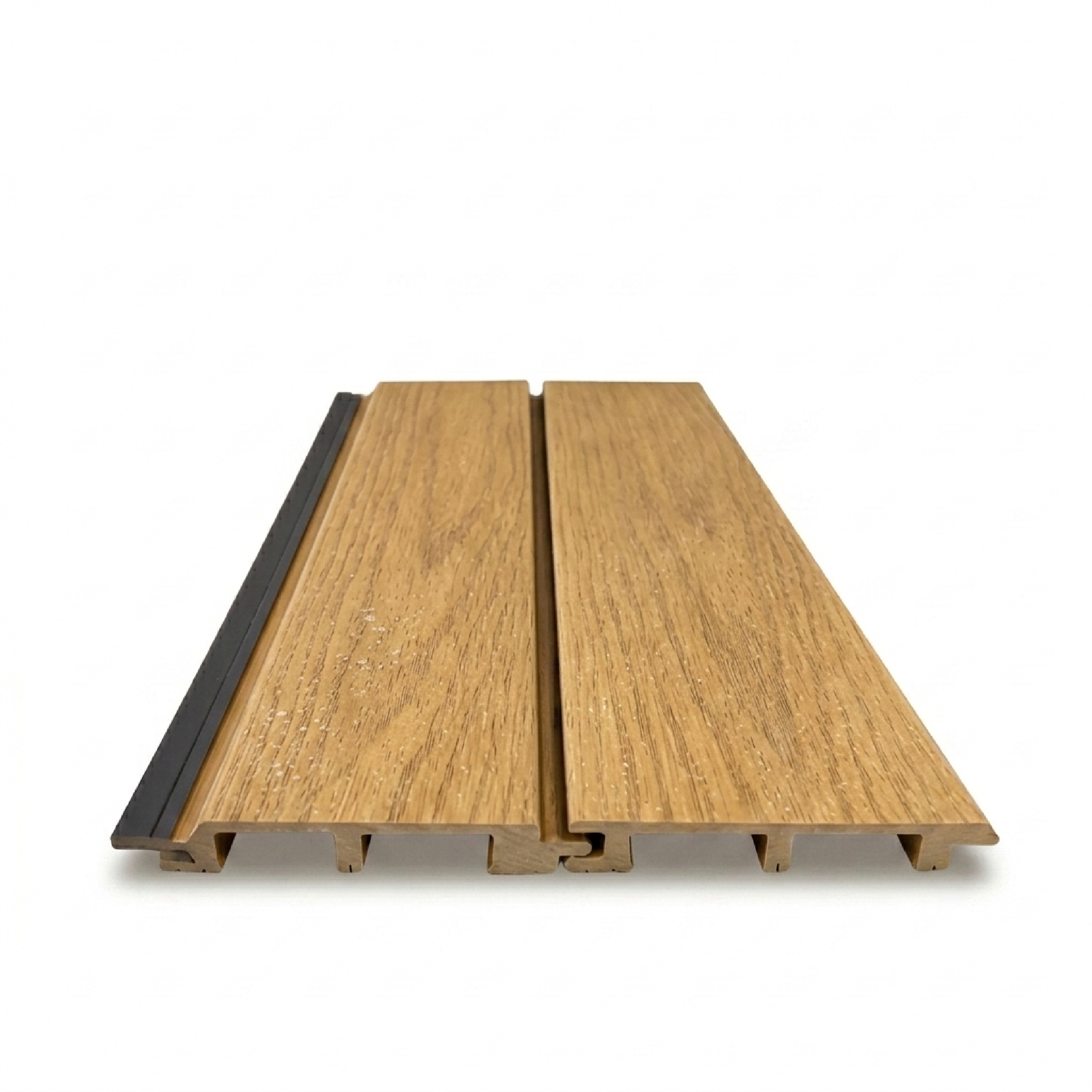 Panel Lama WPC ASA Oak Wood 3D Para Exteriores 112X16x2900mm