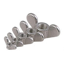 Tuercas mariposas de acero inoxidable 18 - 8