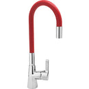 Llave Grifo De Fregador Flexible Color Blanco
