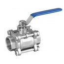 Valvula 3 pcs NPT 2-1/2 T-304.