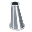 Reduccion clamp exentrica sanitaria 2"x1" 304. 3A.