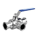 1" valvula sanitaria 3-way- 3A.