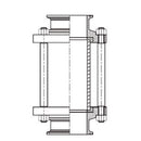 Visor sanitario cilíndrico Tipo clamp 3A. T-304.
