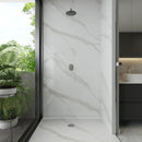 Panel Decorativo Mármol PVC  1.22 m x 2.80 m x 4 mm. Acabado: Matt Calacata