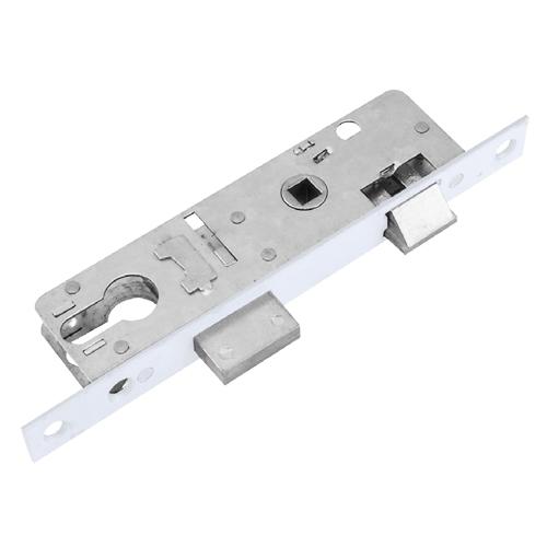 【CPC-L24】BoN Cerradura Perfil Angosto De Pestillo Doble Manija.Color Blanco