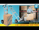 Carretilla 3 En 1 Convertible A Carretón, Y A Carro Inclinado Para Línea Blanca Y Cajas Grandes.