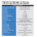 TIG 200PD-DV Maquina Soldadura Tig DC Alta Frec Y Electrodo 110/220V (Ultraportatil) Uso Indu(1Año