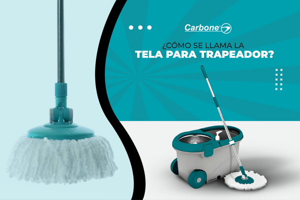 ¿Cómo se llama la tela para trapeador?