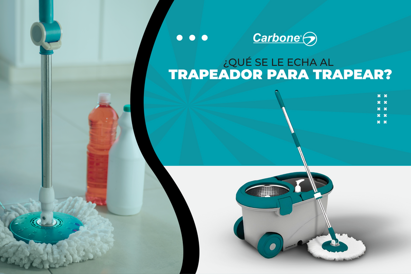¿Qué se le echa al trapeador para trapear?