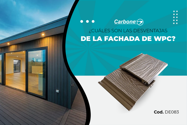 ¿Cuáles son las desventajas de la fachada de WPC?