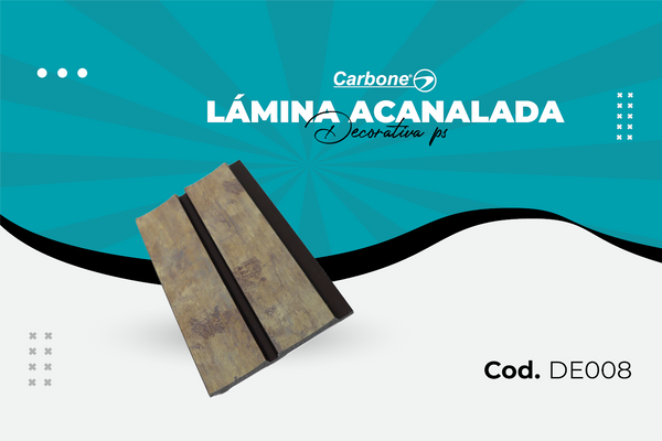 ¡Descubrí la Elegancia Atemporal con la Lámina Acanalada Decorativa PS Light Old Wood!