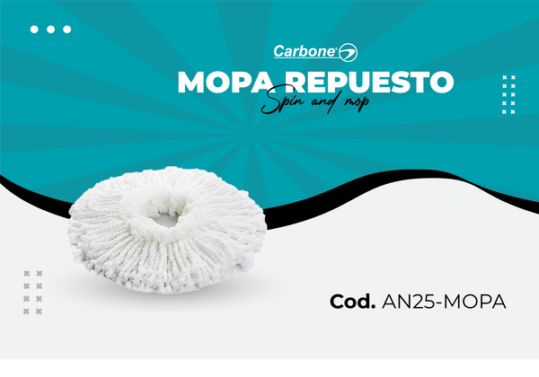 Mopa de Repuesto para Spin and Mop - Accesorios Esenciales