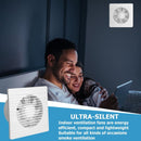 Extractor de Aire Silencioso 6'' para Pared – Alta Potencia y Bajo Consumo, Ideal para Baños y Cocinas 110V