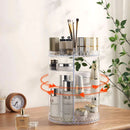 Organizador de Maquillaje Giratorio 360º. transparente Estante acrílico de almacenamiento.