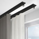 Riel para cortinas de techo Color Negro