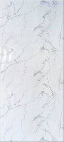 Panel Decorativo Mármol PVC  1.22 m x 2.80 m x 3 mm. Acabado: Cuarzo Blanco