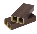 Pérgola Decorativa Tubo WPC Dark Wood rectangular 100x50x2900mm