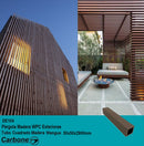Pérgola WPC Tubo Cuadrado Madera Wengue Exteriores 50x50x2900mm