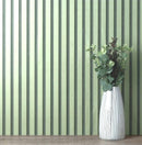 Lámina acanalada decorativa WPC Verde Tomillo Pastel 24x160x2900 mm