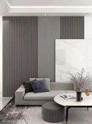 Lámina acanalada decorativa WPC Gris Beige Pastel 24x160x2900 mm