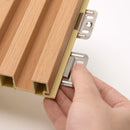 Clip sujetador instalacion de Lamina Panel acanalado de WPC Interiores para paredes y techos (50 pcs bag)