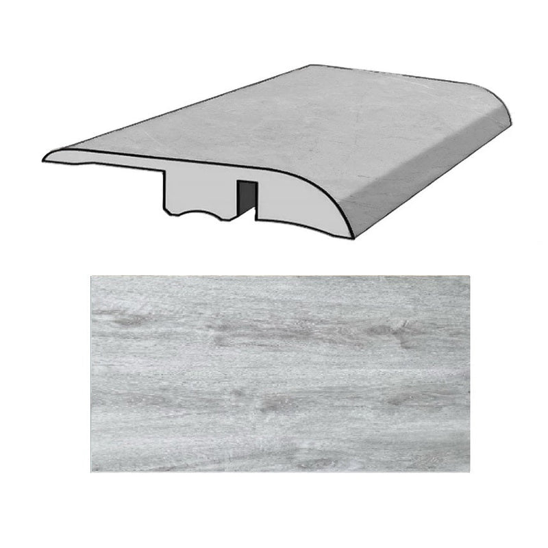 Remate final reductor para piso SPC DE163 Madera Silver Grey Oak 45 x 2400 mm