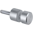 Boton para barandas vidrio de 8 a 12 mm. Acero inox satinado.