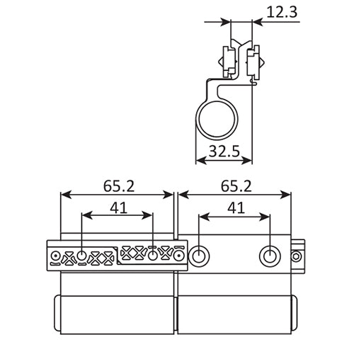 Bisagra con tornillos de acero inoxidable. Soporta 150 KG y Ancho de 120 cm el Par. Se vende por sep