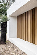 Pérgola WPC Tubo Cuadrado Madera Abedul Exteriores 50x50x2900mm