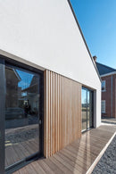 Pérgola WPC Tubo Rectangular Madera Abedul Exteriores 100x50x2900mm