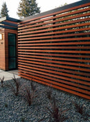 Pérgola WPC Tubo Cuadrado Grande Madera Cedro Exteriores 100x100x2900mm