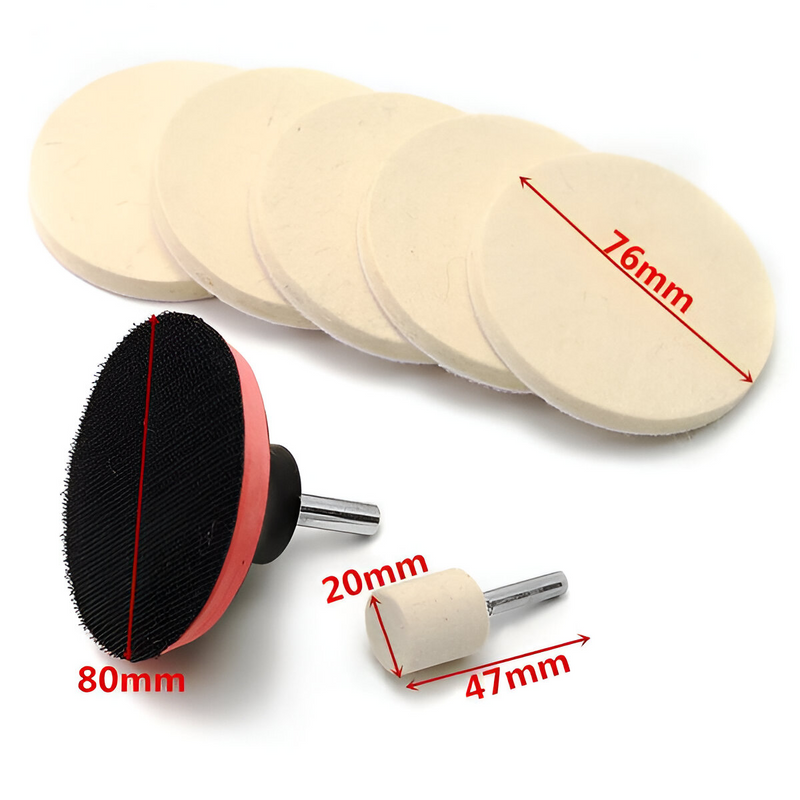 Óxido de Cerio mas Kit para pulir vidrio. 100gr