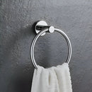 Toallero De Argolla. De Acero Inoxidable. Acabado Cromo. Anillo para toalla.