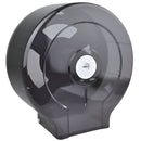 Dispensador de papel de baño 27cm x 12.6cm x 28cm. Color negro. Rollo jumbo.