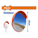 Espejo convexo de 45cm (17.7") uso en exteriores. Reduce puntos ciegos.