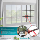 Ventanas Francesas Correderas UPVC Blanca Anti UV  Vidrio de seguridad Templado 5mm (5 años de Garantía) Incluye malla mosquitera y Kit de ventana Francesa