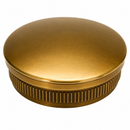 TAPA OVALADA Para PASAMANOS 42,4 X1,5 Mm, 304SS-PVD Inox Bronce Pulido
