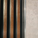 Perfil T Remate Central entre Laminas de Alternative Wall (Pared / Cielo Raso).Blanco