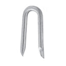 Grapa U galvanizada de 4mm x40 mm. para alambre de puas Bolsa de 1kg.