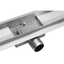 Drenaje Desagüe De Piso Lineal Rectangular Largo Con Sifón Rotatorio 60Cm