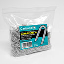 Grapa U galvanizada de 4mm x40 mm. para alambre de puas Bolsa de 1kg.