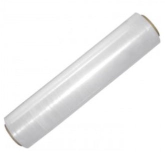 Rollo de plástico transparente para embalar Stretch Film de 18" (450 mm) ancho y 1500 pies.
