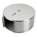 Dispensador de Papel Higiénico 310 mm de Acero Inoxidable satinado con llave. Portarrollos Jumbo con cerradura.