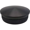 TAPA OVALADA para PASAMANOS 42,4x1,5 mm,  Inoxidable negro satinado 304SS- PVD