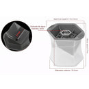 Molde Para Cubos Hielo De Silicona de 2" (5.1cm) de De Grado Alimenticio Libre De BPA. (2 Unds)