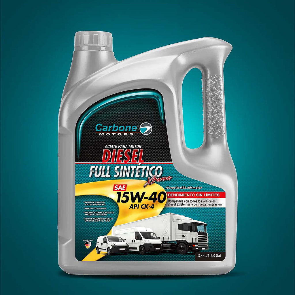 ACEITE DE MOTOR 15W-40 SAE API CK-4 FULL SINTETICO PARA MOTORES