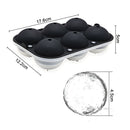 Moldes De Silicona Para Hielo En Cubos Y Esferas Grandes. Set De 2 Piezas.