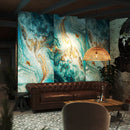 Panel Decorativo Mármol PVC Calacatta Blue Gold 3D 3mm