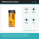 Identificación visual de los perfiles incluidos del SKU 250411