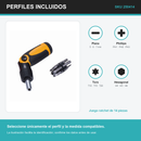 Identificación visual de los perfiles incluidos del SKU 250414